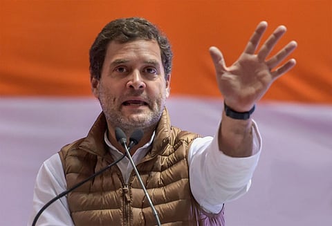 ரபேல் ஒப்பந்தம், தேச பாதுகாப்பு குறித்து என்னுடன் 5 நிமிடம் விவாதிக்க தயாரா? - பிரதமர் மோடிக்கு ராகுல் காந்தி சவால்