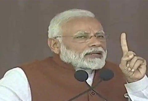 என்.டி. ராமாராவின் முதுகில் குத்தியவர் சந்திரபாபு நாயுடு -பிரதமர் மோடி கடும் தாக்கு