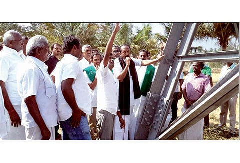உயர் மின்கோபுரத்தால் விவசாயிகளின் வாழ்வாதாரம் முற்றிலும் பாதிக்கப்படும் வைகோ பேட்டி