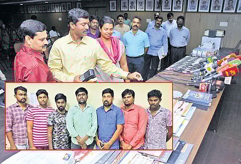 சென்னையில் பொதுமக்களின் வங்கி கணக்கில் கோடிக்கணக்கில் மோசடி 500 பேர் பரபரப்பு புகார்; 7 பேர் கைது