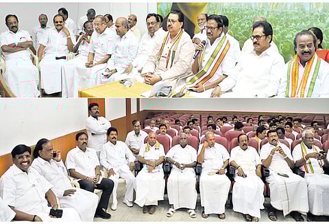 தி.மு.க. கூட்டணி மகத்தான வெற்றி பெறும்: தேர்தல் அறிவித்த பிறகு தொகுதி பங்கீடு பேச்சுவார்த்தை கே.எஸ்.அழகிரி பேட்டி