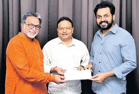 நடிகர் சங்க கட்டிட நிதிக்கு ஐசரி கணேஷ் ரூ.1 கோடி நன்கொடை திருமண மண்டபம் கட்ட வழங்கினார்