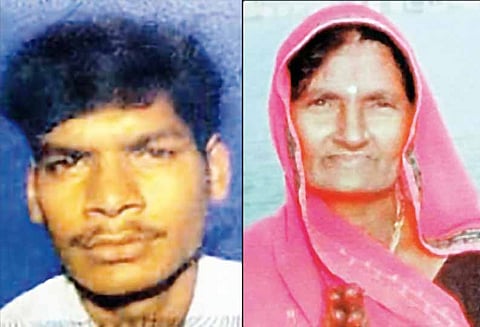 மோட்டார் சைக்கிள் மோதி விபத்து வடமாநில பெண் உள்பட 2 பேர் பலி