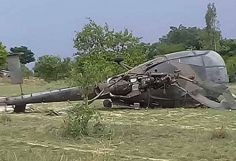 நைஜீரியாவில் ஹெலிகாப்டர் விழுந்து நொறுங்கியதில் 5 பேர் பலி
