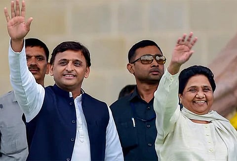 உ.பி. மெகா கூட்டணியிலிருந்து காங்கிரஸ் கழற்றிவிடப்பட்டது! மாயாவதி -அகிலேஷ் யாதவ் கைகோர்ப்பு