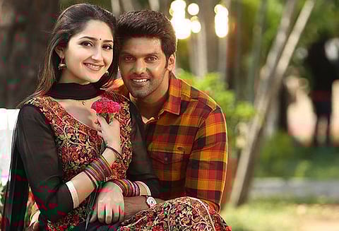 நடிகை சாயிஷாவுடன் ஆர்யா காதல்?