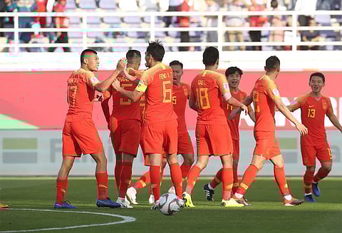 ஆசிய கோப்பை கால்பந்து போட்டியில் சீன அணி வெற்றி