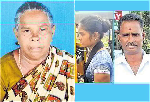 சென்னை குரோம்பேட்டையில் கள்ளக்காதலை கண்டித்ததால் தாயை எரித்துக்கொன்ற மகள் கள்ளக்காதலனுடன் கைது