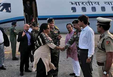 ராணுவ மந்திரி நிர்மலா சீதாராமன் அந்தமான் பயணம்