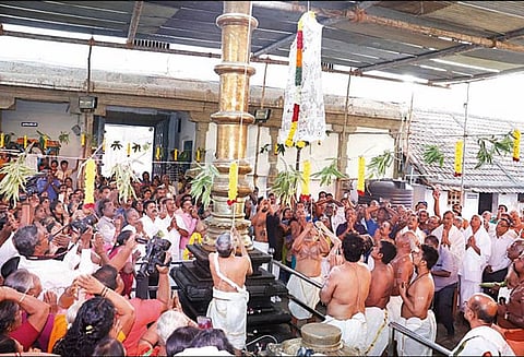 நாகர்கோவில் நாகராஜா கோவிலில் தை திருவிழா கொடியேற்றம் - திரளான பக்தர்கள் பங்கேற்பு