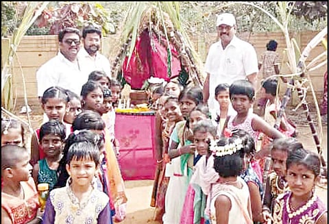 ஜெயங்கொண்டம் அன்னை தெரசா கல்வி நிறுவனத்தில் பூமிக்கு நன்றி செலுத்தி சமத்துவ பொங்கல் விழா கொண்டாட்டம்