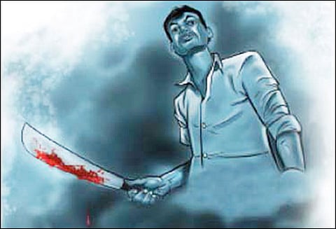 ஒரு தலை காதலால் பள்ளி மாணவிக்கு அரிவாள் வெட்டு திருமணமான வாலிபருக்கு வலைவீச்சு