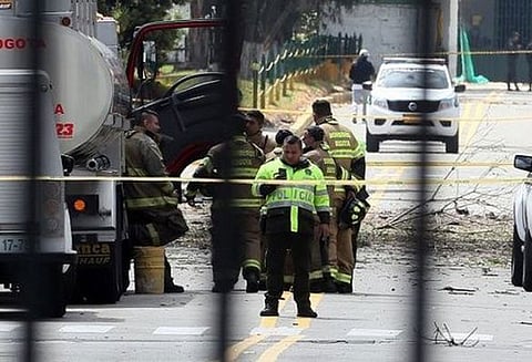 கொலம்பியாவில் கார் குண்டுவெடிப்பு : 21 பேர் உடல் சிதறி உயிரிழப்பு