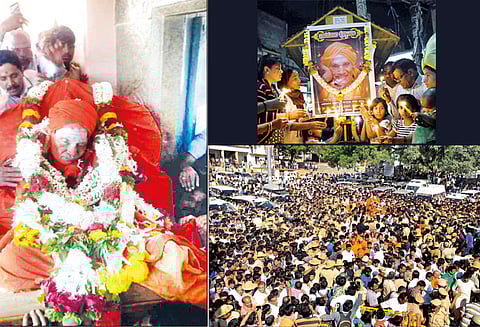 சிவக்குமார சுவாமி மறைவு: கர்நாடக அரசியல் கட்சி தலைவர்கள் இரங்கல் ஏழை குழந்தைகளுக்கு இலவச கல்வி வழங்கியதாக புகழாரம்