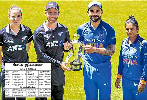 முதலாவது ஒரு நாள் கிரிக்கெட் போட்டி இன்று நடக்கிறது: “நியூசிலாந்தின் சவாலை சந்திக்க தயார்” - இந்திய கேப்டன் கோலி பேட்டி