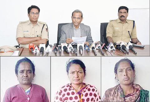 கள்ளக்காதலனின் மனைவியை கொல்ல கோவில் பிரசாதத்தில் விஷம் கலப்பு; பெண் கைது உடந்தையாக இருந்த 2 பெண்களும் சிக்கினர்