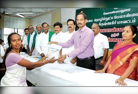 மாவட்டத்தில் வேளாண்மை, தோட்டக்கலைத்துறைக்கு ரூ.117 கோடி நிதி ஒதுக்கீடு அசோக்குமார் எம்.பி. தகவல்