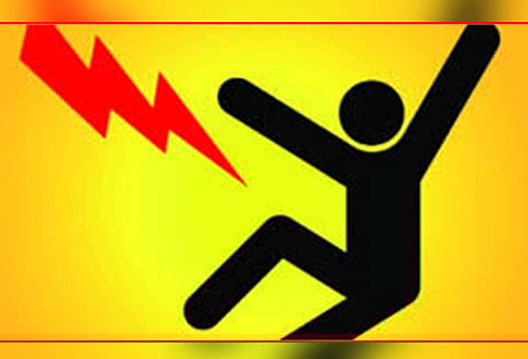 பர்கூர் அருகே மின்சாரம் தாக்கி பெண் பலி போலீசார் விசாரணை