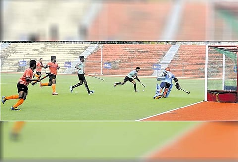 மாநில ஆக்கி: தொடக்க ஆட்டத்தில் சாய் அணி வெற்றி