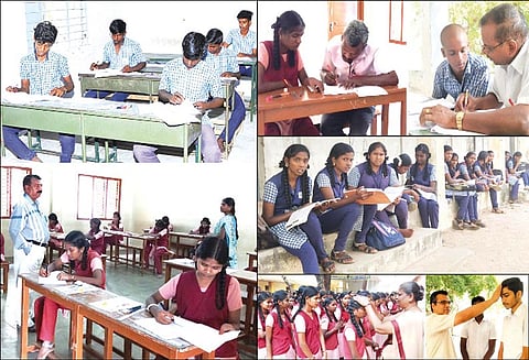 பிளஸ்-2 தேர்வு தொடக்கம்: அரியலூர் மாவட்டத்தில் 7,910 மாணவர்கள் எழுதினர்