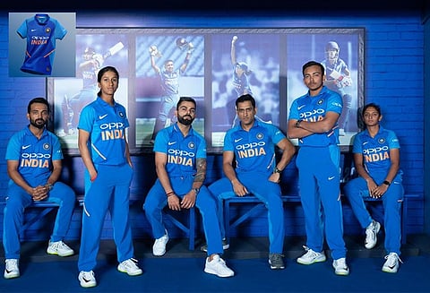 இந்திய கிரிக்கெட் அணிக்கு புதிய சீருடை அறிமுகம்