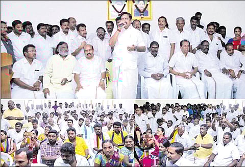 அ.தி.மு.க. கூட்டணியை உடைக்க எதிர்க்கட்சிகள் சதி முதல்-அமைச்சர் எடப்பாடி பழனிசாமி பேச்சு