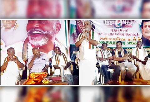 காரைக்கால் மாவட்டத்தில், காங்கிரஸ் கட்சிக்கு அதிக வாக்குகள் கிடைக்க பாடுபட வேண்டும் - அமைச்சர் கமலக்கண்ணன் பேச்சு