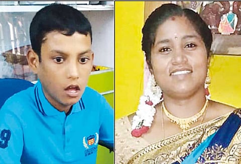 உணவில் விஷம் கலந்து கொடுத்தார், மகனைக் கொன்று, தாய் தற்கொலை