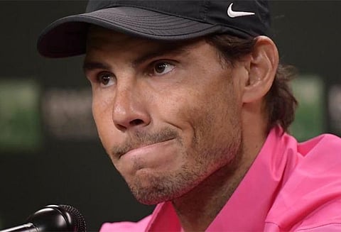 இன்டியன்வெல்ஸ் டென்னிஸ்: காயத்தால் விலகினார், நடால்