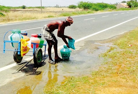 திருவாடானை யூனியனில் கடும் குடிநீர் தட்டுப்பாடு