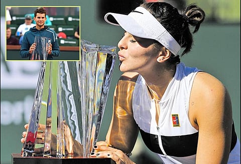 இன்டியன்வெல்ஸ் டென்னிஸ்: டொமினிக் திம் ‘சாம்பியன்’ ஏஞ்சலிக் கெர்பர் அதிர்ச்சி தோல்வி