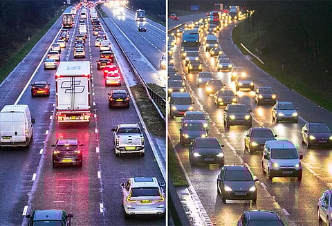 ‘பிரெக்ஸிட்’ விவகாரம்: மெதுவாக வாகனங்களை இயக்கி டிரைவர்கள் நூதன போராட்டம்