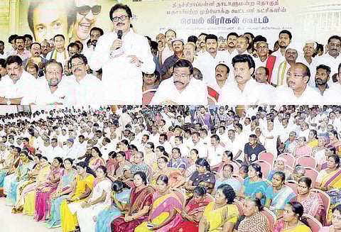 என்னை வெற்றி பெறச்செய்தால் திருச்சியில் ஒருங்கிணைந்த பஸ் நிலையம் அமைக்க நடவடிக்கை எடுப்பேன் திருநாவுக்கரசர் பேச்சு