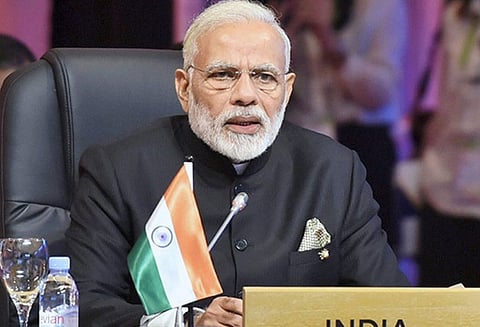 காங்கிரஸ் ஒழிந்தால், வறுமையும் ஒழிந்து விடும் நிலம், ஆகாயம், விண்வெளியில் துல்லிய தாக்குதல் நடத்தி உள்ளோம் பிரதமர் மோடி பெருமிதம்