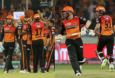 ஐ.பி.எல் கிரிக்கெட்: 5 விக்கெட்டுகள் வித்தியாசத்தில் ஐதராபாத் அணி வெற்றி