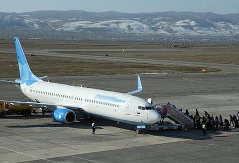 ரஷியாவில் விமானத்தில் ஐ.எஸ். பயங்கரவாதி சிக்கினார்