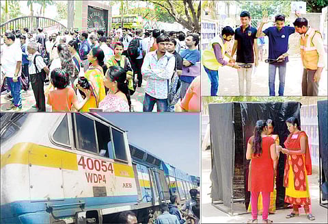 பல்லாரியில் இருந்து பெங்களூரு புறப்பட்ட ரெயில் தாமதத்தால் 600 மாணவர்கள் ‘நீட்’ தேர்வு எழுத முடியவில்லை மீண்டும் வாய்ப்பு கோரி பிரதமருக்கு, குமாரசாமி கோரிக்கை