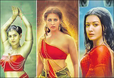 நீயா 2-ம் பாகம் படத்தில் பாம்பாக நடித்த 3 கதாநாயகிகள்