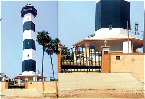 பழவேற்காடு கலங்கரை விளக்கத்தை பார்வையிட அனுமதி ரத்து சுற்றுலா பயணிகள் ஏமாற்றம்