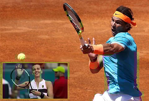 இத்தாலி ஓபன் டென்னிஸ்: ரபெல் நடால், பெடரர் 3-வது சுற்றுக்கு முன்னேற்றம்