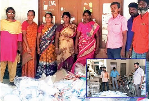 அவினாசி, மங்கலம், சேவூர் பகுதியில் பிளாஸ்டிக் பைகள் பறிமுதல்