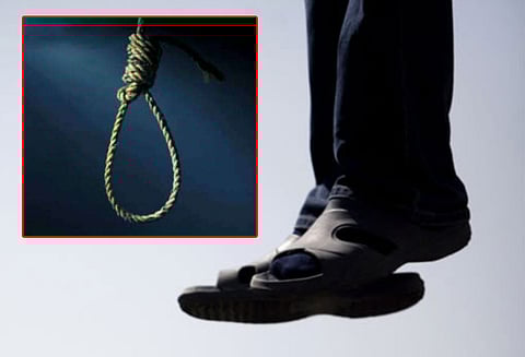 தனியார் கிளனிக் வரண்டாவில் ஆட்டோ டிரைவர் தூக்கில் பிணமாக தொங்கினார் கொலையா? போலீஸ் விசாரணை