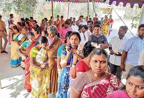 பூந்தமல்லி சட்டமன்ற தொகுதியில் மறுவாக்குப்பதிவு: மேட்டுப்பாளையம் வாக்குச்சாவடியில் 82.7 சதவீத வாக்குகள்