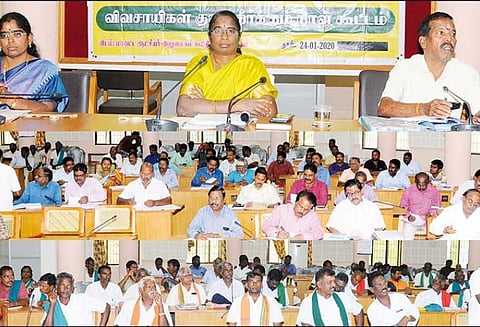 அரியலூர் மாவட்டத்தில் ஹைட்ரோ கார்பன் திட்டத்தை அனுமதிக்கக் கூடாது - விவசாயிகள் வலியுறுத்தல்