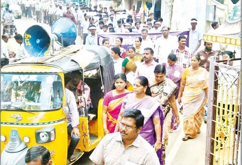 குடவாசல் - நீடாமங்கலத்தில் வாக்காளர் தின விழிப்புணர்வு பேரணி