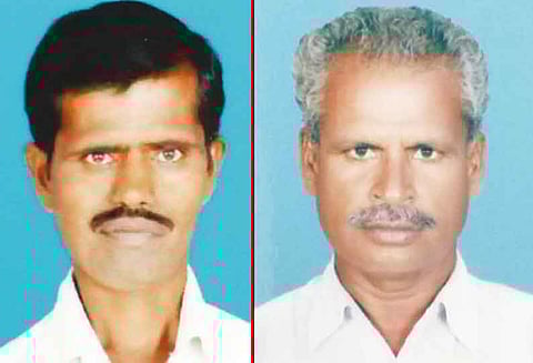 பாதயாத்திரை சென்ற பக்தர்கள் மீது லாரி மோதல்; 2 பேர் உடல் நசுங்கி பலி