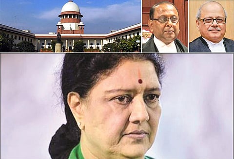 சுப்ரீம் கோர்ட்டில் சசிகலா சொத்து குவிப்பு வழக்கில் இன்று தீர்ப்பு