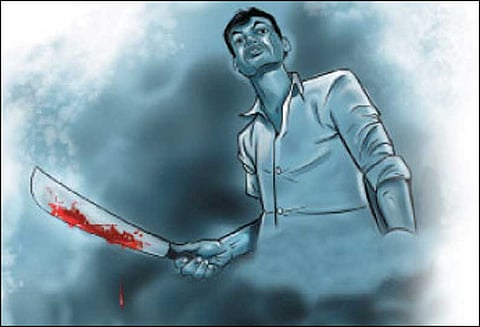 பெயிண்டருக்கு அரிவாள் வெட்டு; குற்றவாளிகளை கைது செய்யக்கோரி மறியல்