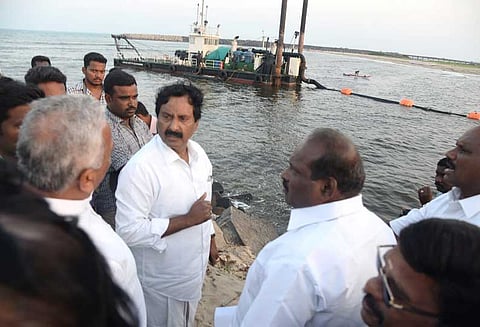 மீனவர்களுக்கு நிவாரணம் இன்று அறிவிக்கப்படும் அமைச்சர் மல்லாடி கிருஷ்ணாராவ் பேட்டி