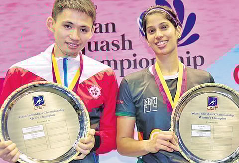 ஆசிய ஸ்குவாஷ் போட்டி: பட்டம் வென்று வரலாறு படைத்தார், ஜோஸ்னா